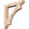Ekena Millwork Westlake Slat Smooth Bracket w/ Offset Brace, Douglas Fir, 7 1/2"W x 46"D x 46"H BKT0806X46X46WTL06SDF - alternate 1